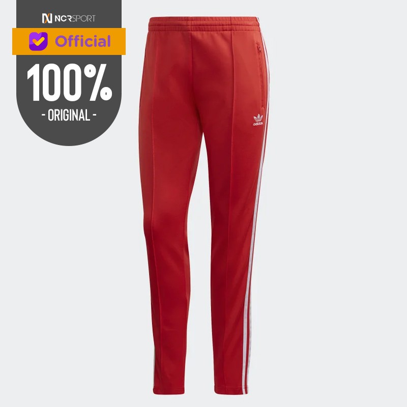 red sst track pants
