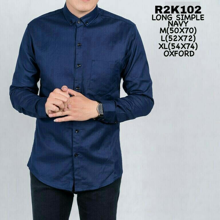 KEMEJA PRIA MENS POLOSAN LENGAN PANJANG COOLMAN PAKIAN PRIA CASUAL PAKAIAN DINAS PNS KERJA SIZE MLXL