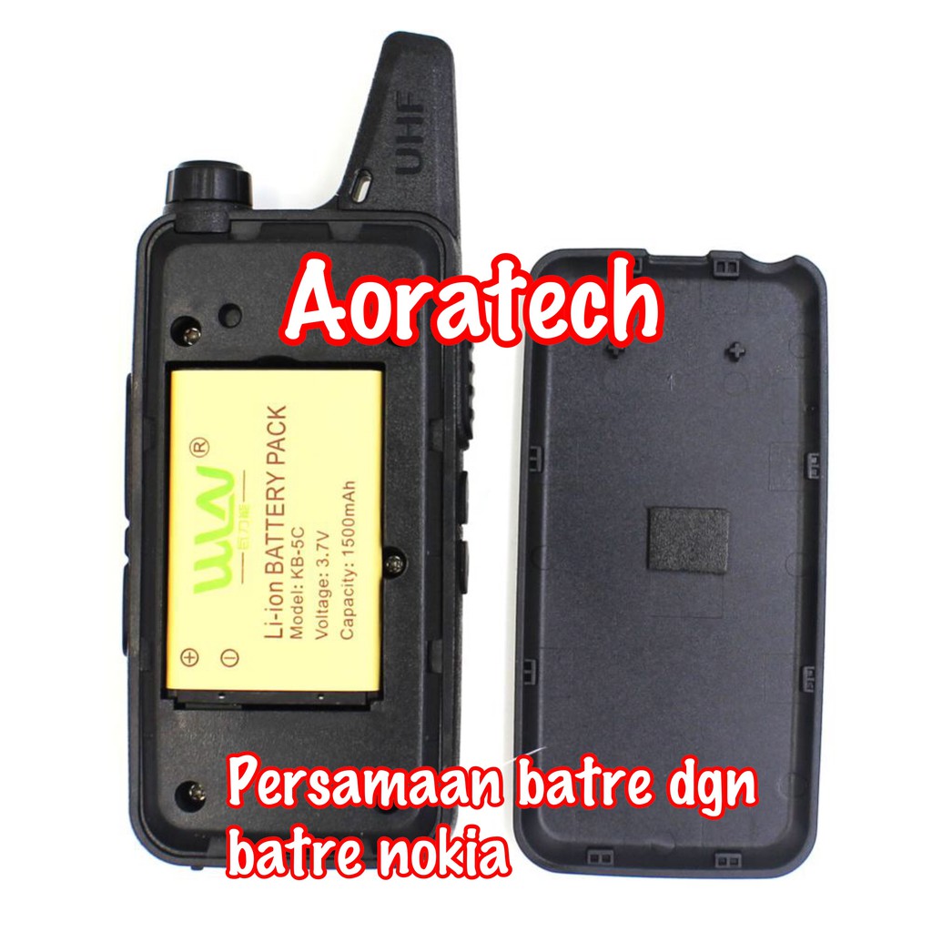 Walkie Talkie WLN HT KDC1 Radio KD - C1 (isi 2pcs) - Army HT kd-c1