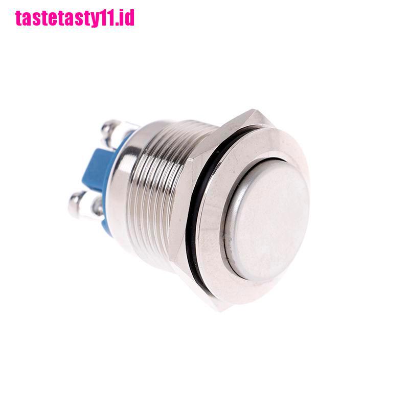 1 Pc Tombol Tekan momentary Bahan Logam Tahan Air Ukuran 19mm