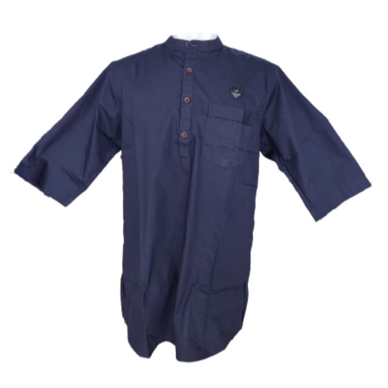 Pakaian Muslim Koku Koko Kurta Basic Lengan 3/4 Samase