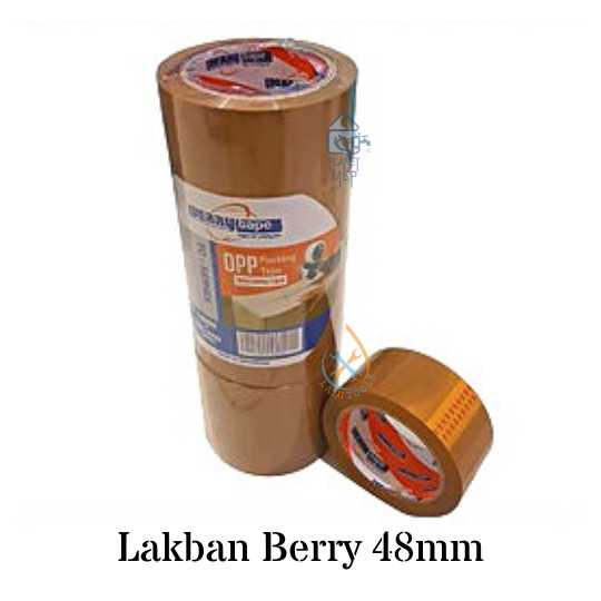

LAKBAN BERRY COKLAT 48MM (ASLI)