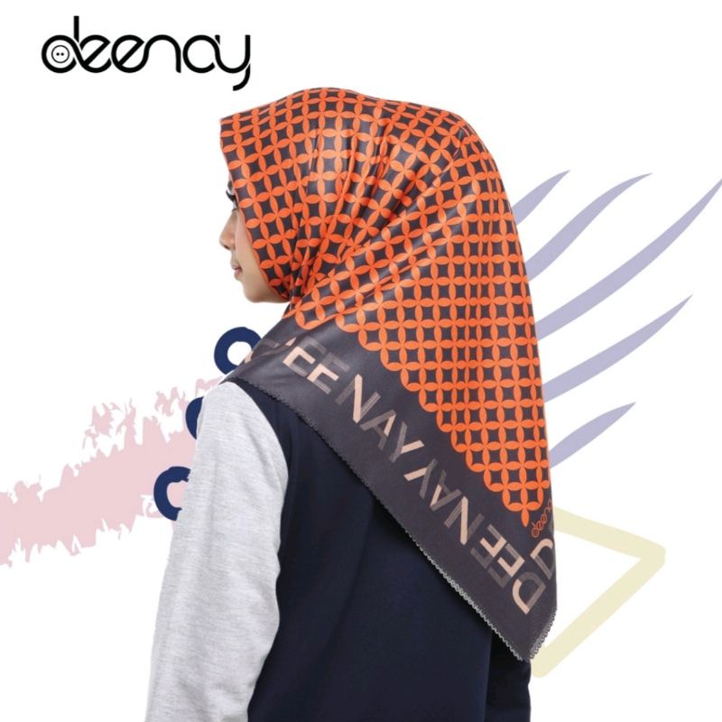 DEENAY JENAR ORANGE - Voal Printed Scarf - Original