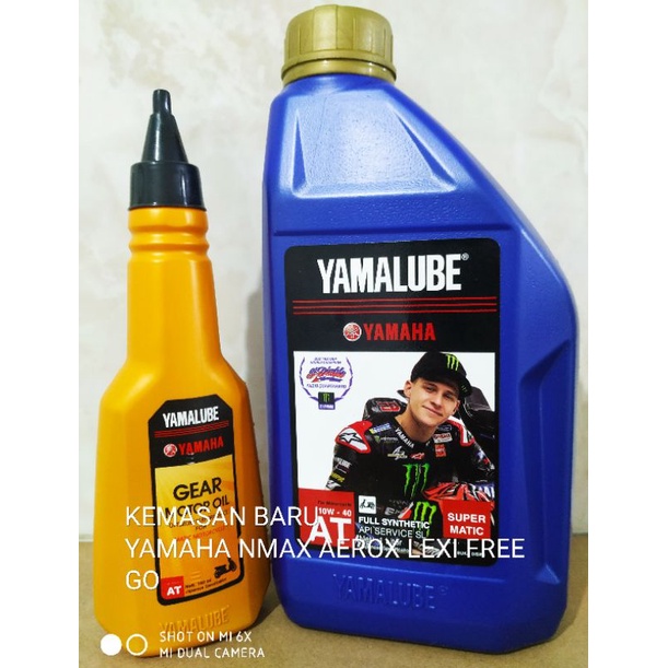 SALE - PAKET OLI YAMALUBE SUPER MATIC + YAMALUBE GEAR 140 ML FOR NMAX AEROX LEXI FREEGO