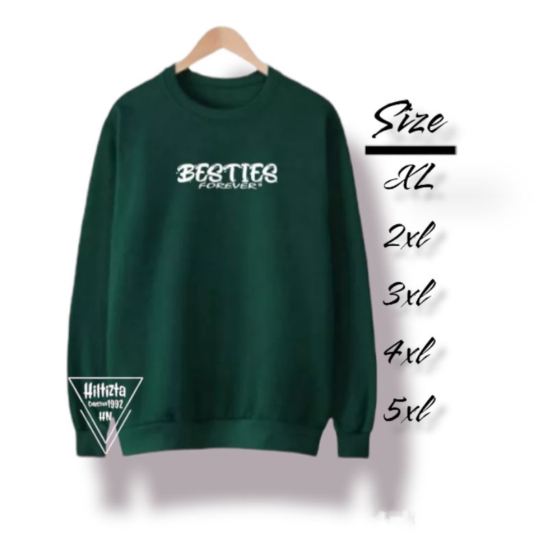 SWEATER CREWNEK BIG SIZE OVERSIZE 2XL 3XL 4XL 5XL