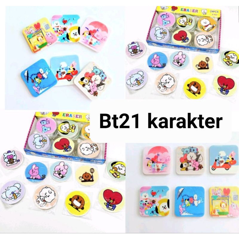 

Bt21 setip penghapus karakter Bts