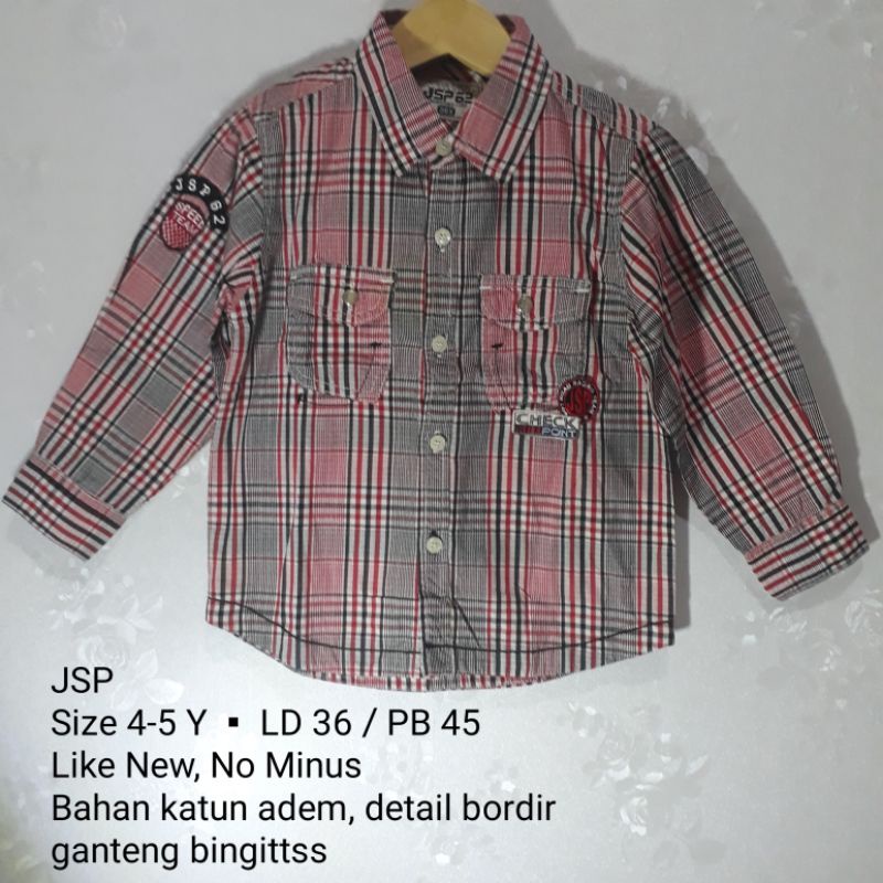 PRELOVED Baju Anak Laki Laki Atasan Kemeja JSP 962