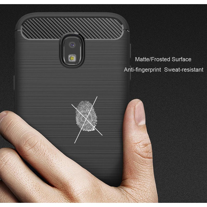 Softcase Case Samsung A10 Case Ipaky Carbon