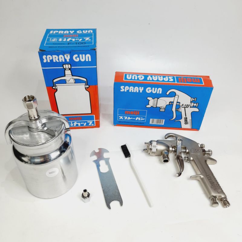 Spray Gun Tabung Bawah MEIJI F-100