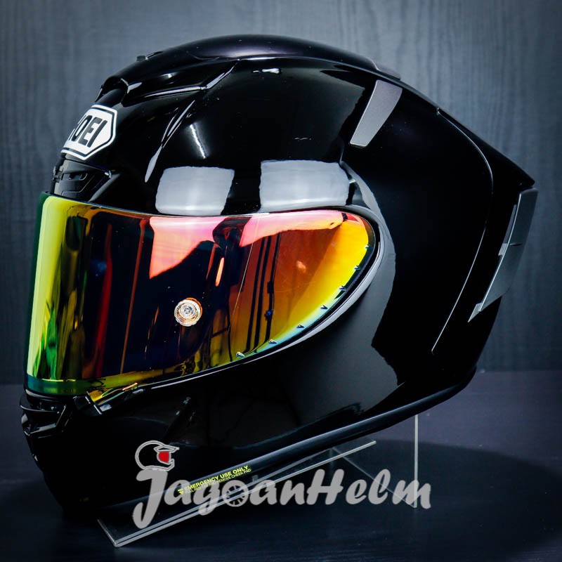 shoei x 14 gloss black