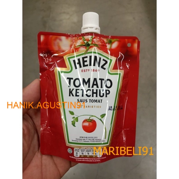 

Saus Tomat Heinz / Heinz Saos Tomat 125gr / Tomato Ketchup Heinz MB91