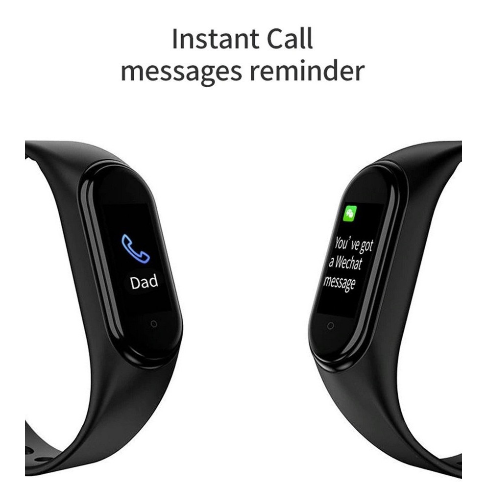 M4 Smartband Watch Jam Sport Bracelet Kesehatan Tensi Oximeter 118115