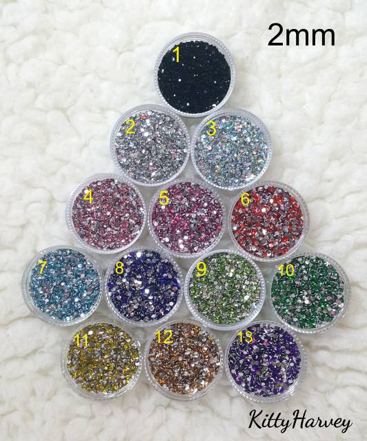 Grosir rhinestone 2mm isi -+10.000pcs