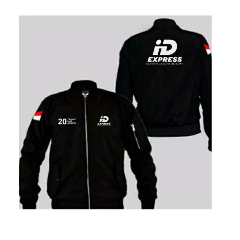 [BAYAR DI TEMPAT]JAKET BOMBER BOLAK BALIK PARASUT ID EXPRESS