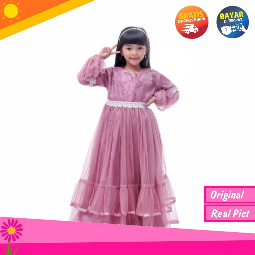 baju gaun anak perempuan warna pink tua | gamis pesta mewah | baju gaun anak perempuan | gamis anak perempuan | dress anak perempuan | baju gamis anak | baju gamis anak perempuan | gaun pesta anak perempuan