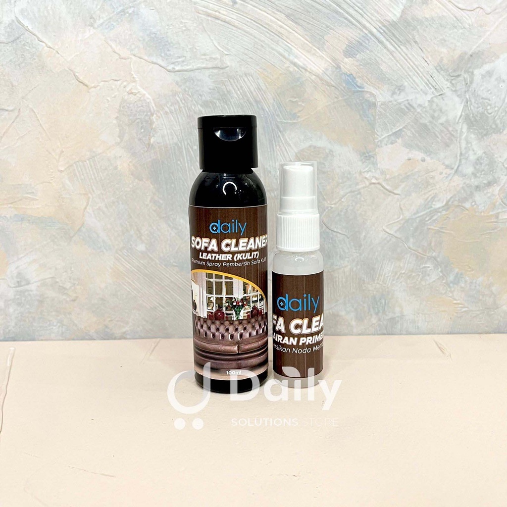 Pembersih Sofa Kulit Daily Sofa Cleaner Leather Paket Pembersih Sofa Kulit Jok Kulit Premium Serbaguna