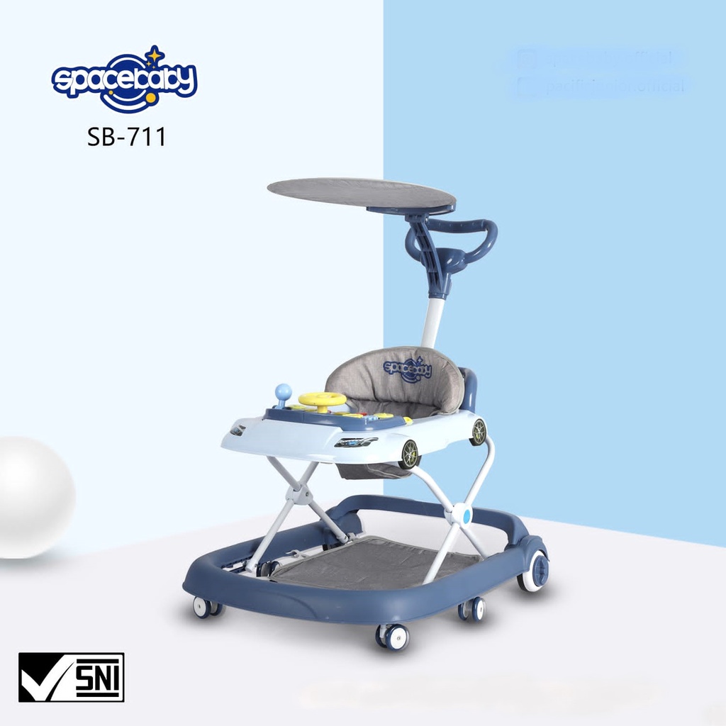 SPACE BABY SB 711 Baby Walker 3 in 1 Push Walker SB711 Alat Belajar Jalan Bayi SPACEBABY SB 701Baby Walker 2 in 1 SB701