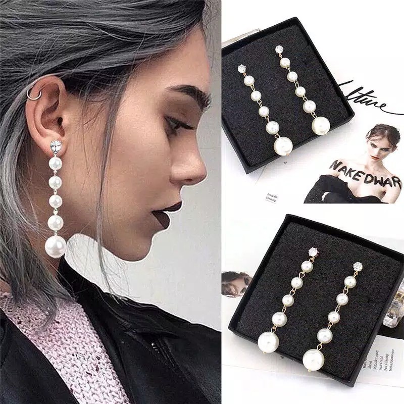 Anting Gantung Korea Motif Elegant Terbaru / Aksesoris Wanita