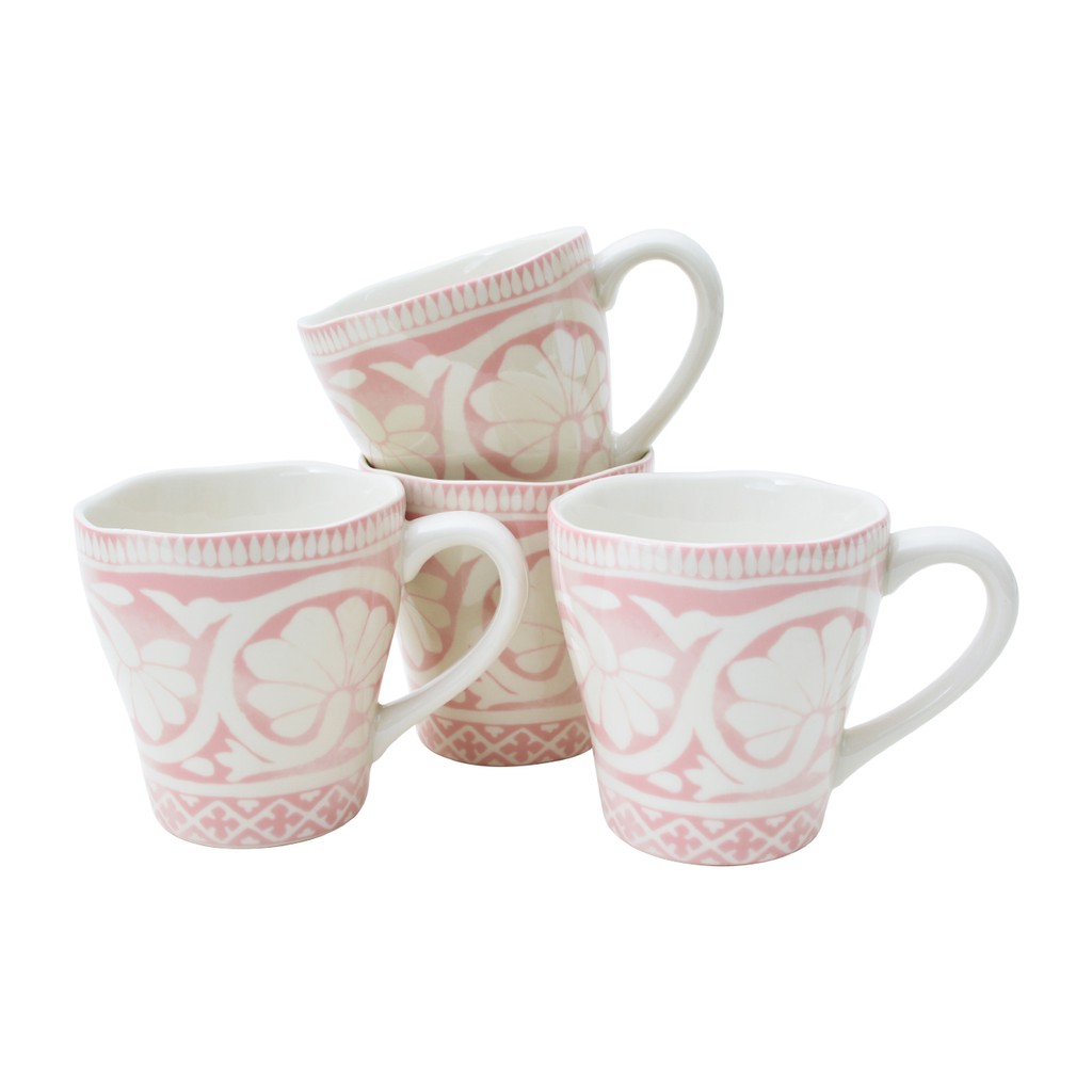  SANGO  Mug Moana Pale Pink Set of 4 Shopee Indonesia