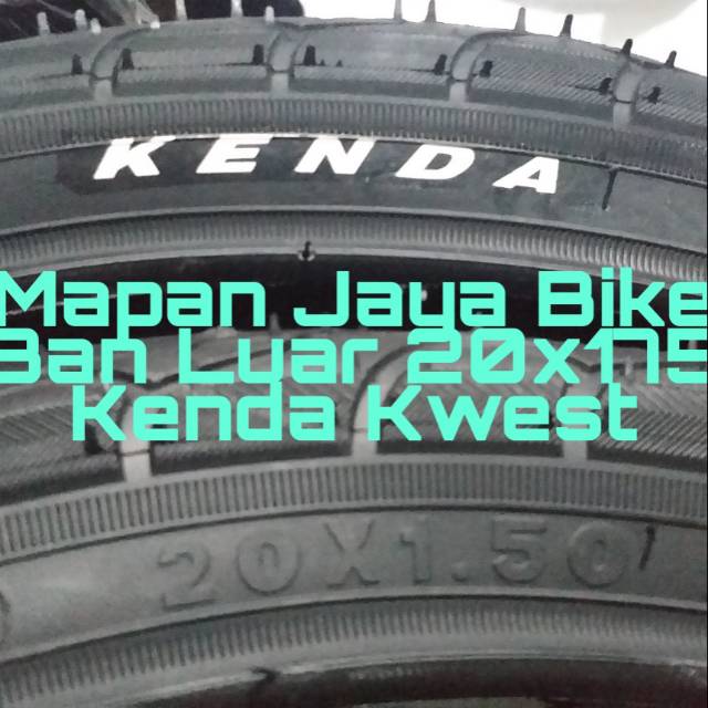 Ban luar sepeda lipat 20x150 kenda kwest