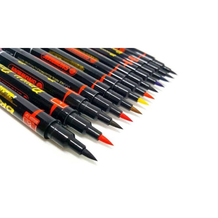 

kaligrafi-perlengkapan- brush pen marker bm-1 snowman -perlengkapan-kaligrafi.