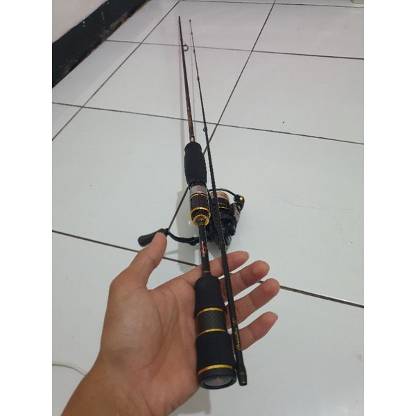 set tackle joran RN cangkek 1-3 lb + ryobi UP 1000