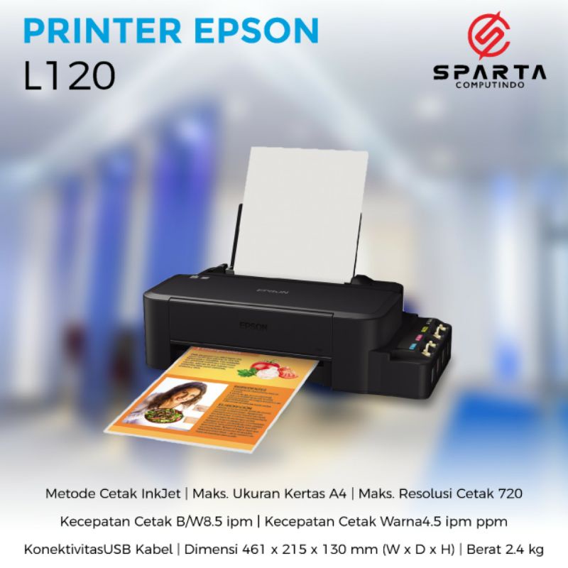 Printer EPSON L120 Injet Berkualitas New Garansi Resmi