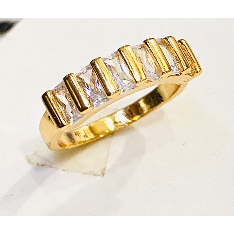 Cincin lapis emas //perhiasan replika berlian //cincin wanita //cincin