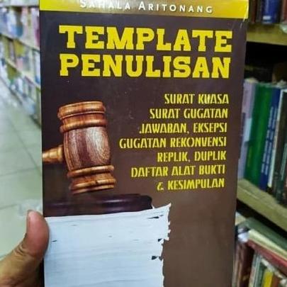 

BUKU TEMPLATE PENULISAN SURAT KUASA SURAT GUGATAN JAWABAN SPECIAL