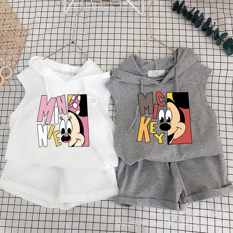Setelan Hoodie / Setelan Hoodie Anak Unisex / Setelan Anak Hoodie Mickey Minnie