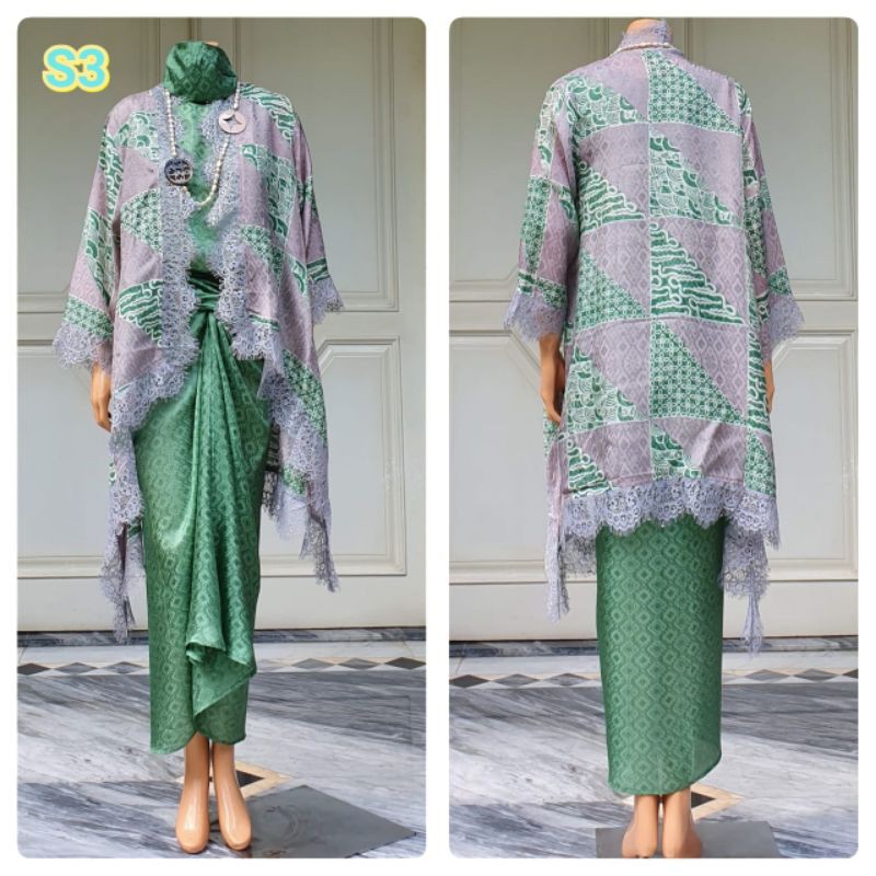 set batik sutra viscose / stelan batik terbaru / batik modern / gamis batik / batik jupri / batik