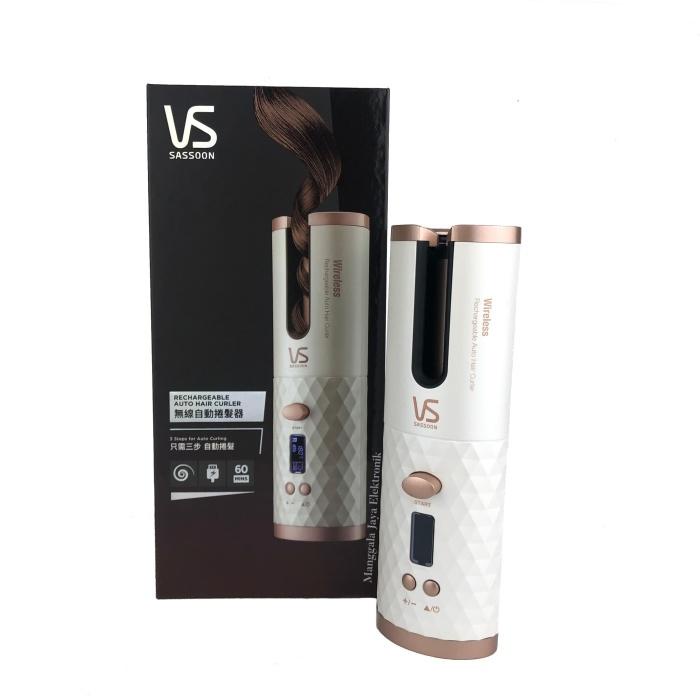 Styling Vidal Sassoon Rechargeable Auto Hair Curler / Catok Curly Tanpa Kabel