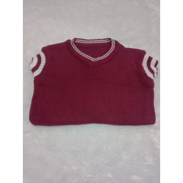 Unisex Vest Rompi Rajut Anak Usia 3-4 Tahun