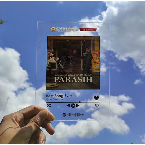 CUSTOM AKRILIK SPOTIFY / CUSTOM AKRILIK ALBUM MUSIK COVER