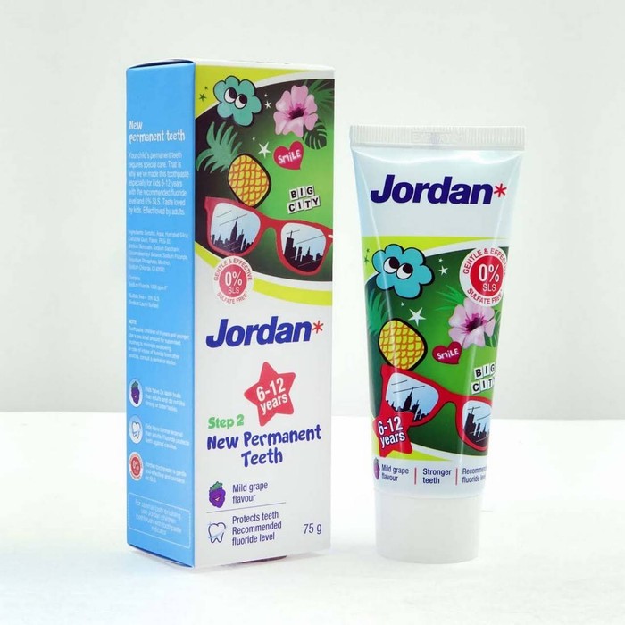 Jordan Kids Toothpaste - Pasta Gigi Step 2 Grape (75GR)