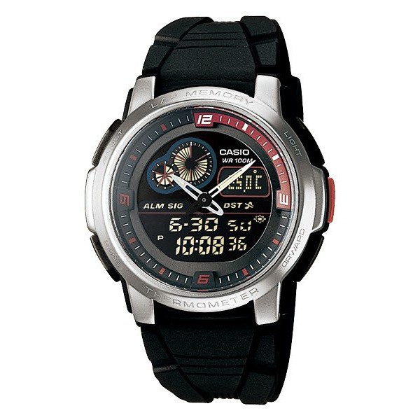 TERLARIS Jam Tangan Pria Casio Original AQF-102W-1B TERMURAH