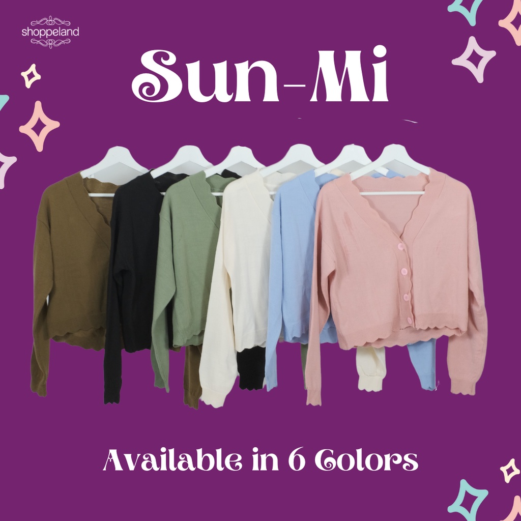 NEWSHOPPELAND - SunMi Crop Cardigan Premium