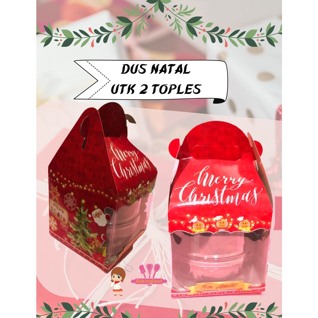 

Dus Hampers Cookies natal ut 2 toples