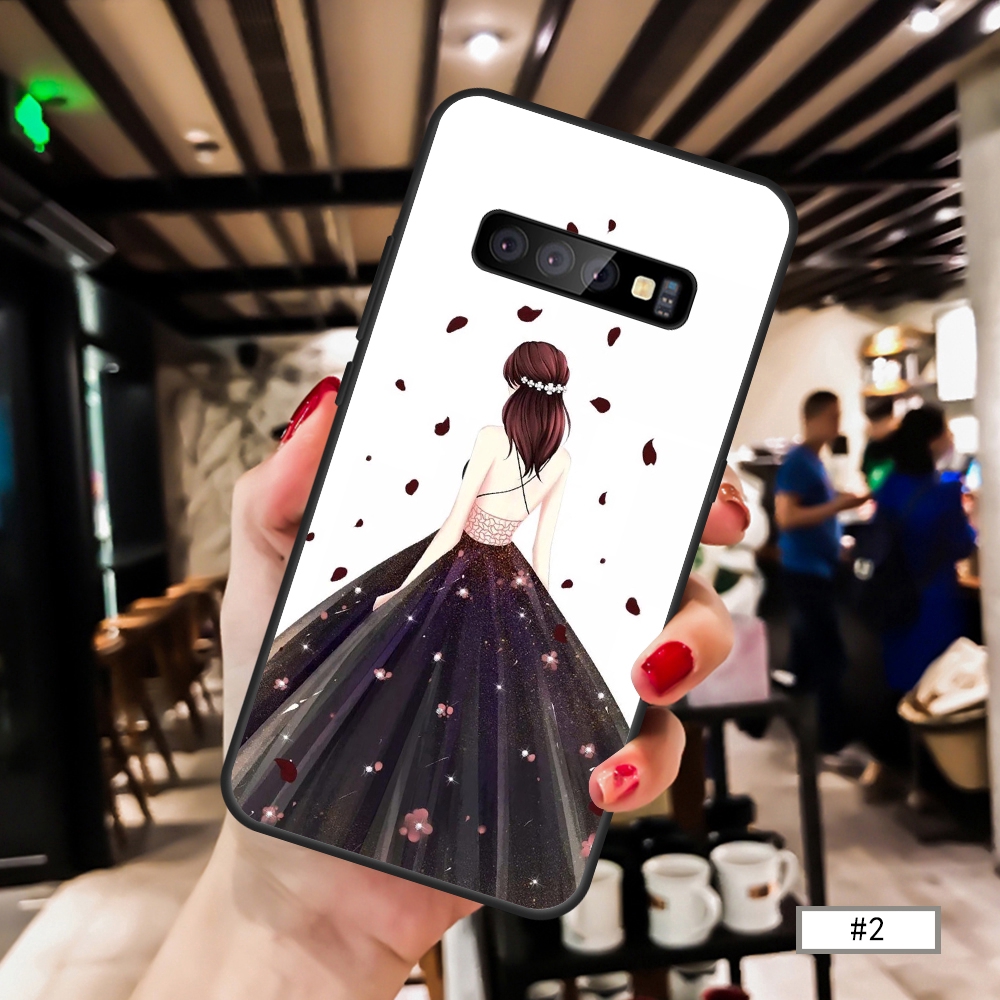 Case HP Gambar Perempuan Untuk Samsung S8 S8 Plus S9 S10 S10 S10 Note10 10
