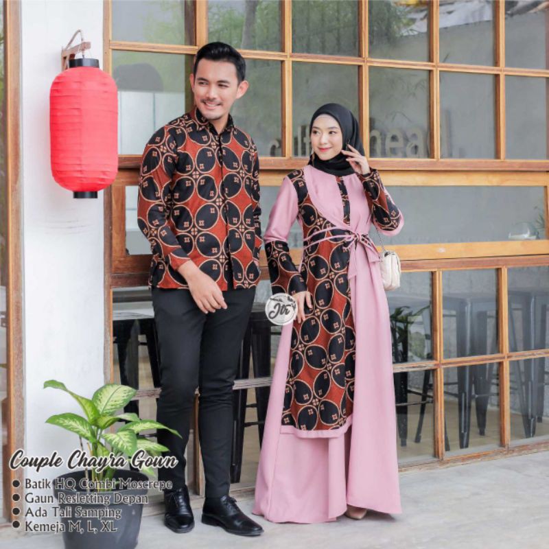 BATIK COUPLE LEBARAN BATIK COUPLE GAMIS KONDANGAN BATIK COUPLE RAMADHAN