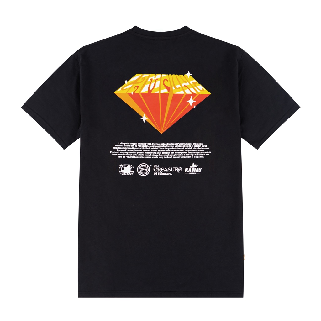 Kaway T-shirt Kaos DIAMOND BLACK