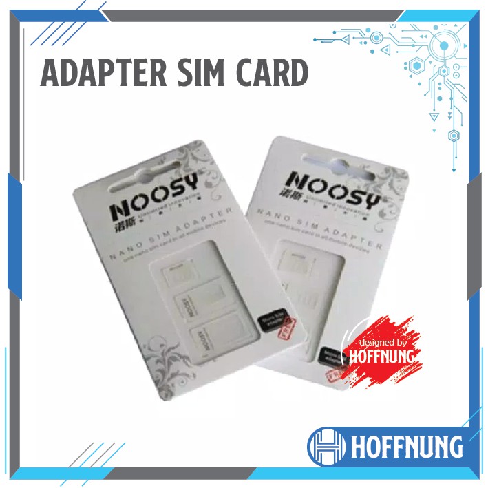 Noosy Sim Adapter Sim Card Micro Nano Standard Handphone