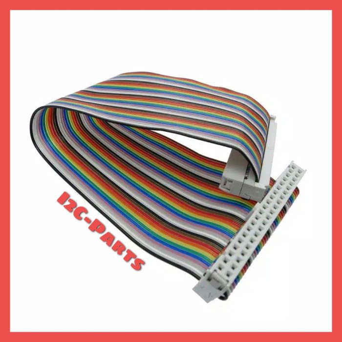 Raspberry Pi 40pin GPIO Rainbow Cable 20cm Kabel Extension Raspy Color