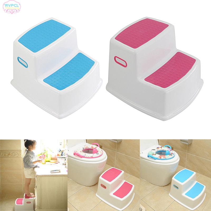 Majome Step Stool for Kids Toddler Stool for Toilet Potty Training Slip Bathroom Kitchen