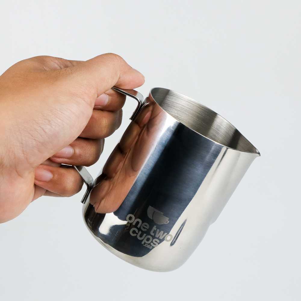 Pitcher Stainless Steel Gelas Barista akurasi tinggi Gear Latte Art kopi Susu Buih Kopi Stainless Steel Milk Frothing Pitcher Espresso Steam Coffee Barista Craft Latte Cappuccino Milk Cream Cup Frothing Jug Pitcher Stainless Steel Milk Frothing Pitcher