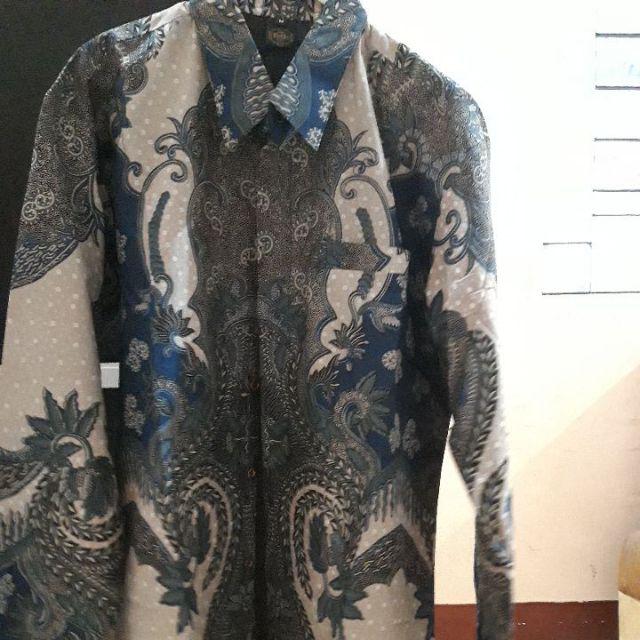 Modern Best Seller Batik Pria Premium Furing Lengan Panjang Bagus Kualitas Solo Kondangan Kerja
