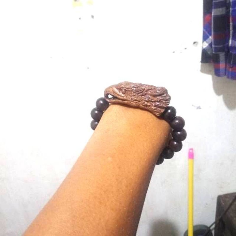 Gelang ukir burung kayu setigi