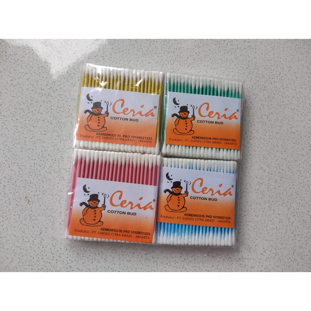 Korek Kuping Pembersih Telinga Bayi Cotton Buds Baby Ceria Isi 45 Cotton Bud Anak