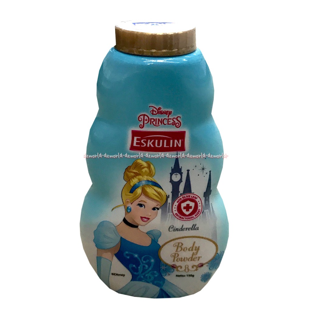 Eskulin Kids Princess Bedak 150gr bedak untuk membantu menyerap keringat karakter princess