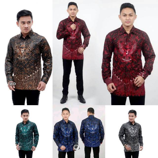 Kemeja Batik Motif Garuda Pancasila